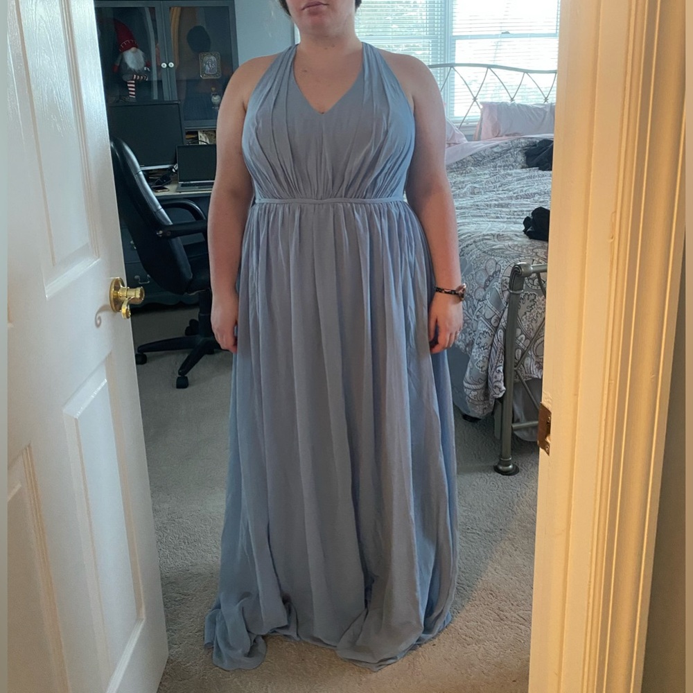 Azazie Dusty Blue